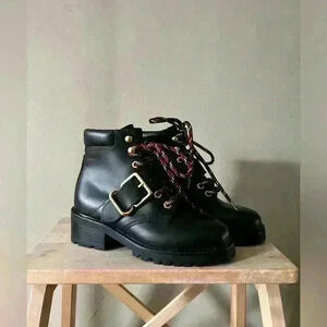 Sandro black combat boots, new without box and without tags, never worn, size 37